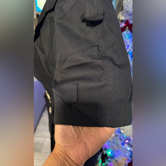 Ladies Waist Belt Blazer Double Breasted Casual Pockets Female Mini Suits Dress - Picture 11 of 14